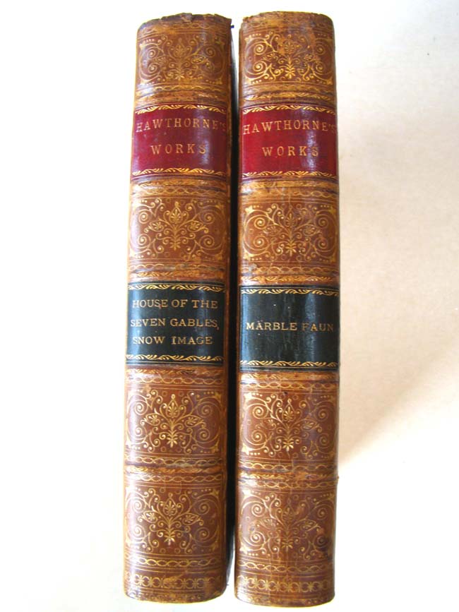 The Works of Nathanial Hawthorne, 2 volumes, published by Houghton, Osgood & Co., Boston, 1879-1880